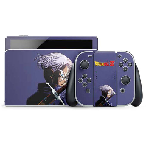 Dragon Ball Z Trunks Portrait Nintendo Switch OLED (2021) Skin